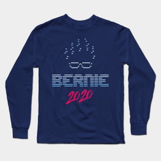 Bernie 2020 Vaporwave Style Long Sleeve T-Shirt